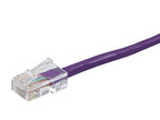 Monoprice 113108 Zeroboot Cat5e Ethernet Cable 2ft Purple