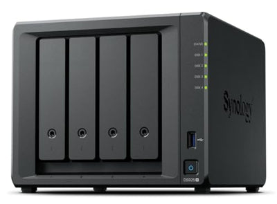 Synology DS925+ Four-Bay Desktop NAS Storage Bundle