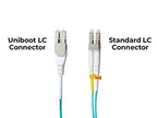 Monoprice 143105 OM3 Fiber Optic Cable - 3 Meter LC/LC