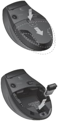 Logitech 910-006033 M705 Marathon Wireless Mouse Black
