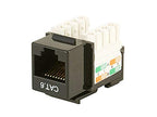 Monoprice 105378 Cat6 Punch Down Keystone Jack - Black