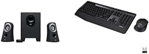 Logitech Z313 Speaker System & MK345 Wireless Keyboard Mouse Combo