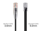 Monoprice 134631 SlimRun Cat6 Ethernet Patch Cable 30ft Black