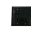 Monoprice 103998 Recessed Low Voltage Cable Wall Plate 2-Gang