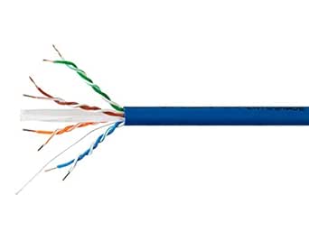 Monoprice 130661 Cat6A Bulk Ethernet Cable - 1000ft Blue