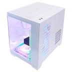 HELLOLAND Prebuilt White Ryzen 7 RTX 3060 Gaming Desktop