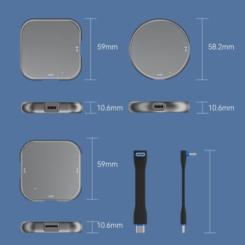 Lkfyyds M.2 2230 NVMe Magnetic Portable SSD Enclosure — main product image