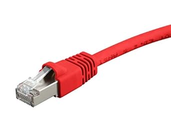 Monoprice 124363 Cat6A Ethernet Patch Cable - 10ft Red