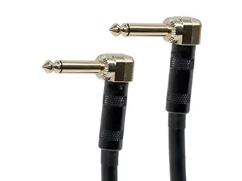 Monoprice 1097-9780 8-inch 1/4" Right Angle Guitar Cable