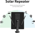 GULZIIYA Solar-Powered Outdoor WiFi Range Extender