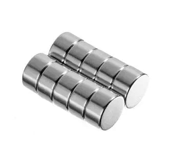 BOOM Disc Magnets: 1/2x1/4 Cylinder, 10-Pack, N48