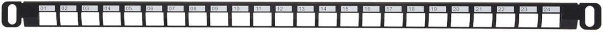 Monoprice 143543 24-Port Blank Keystone UTP Patch Panel