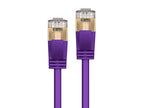 Monoprice 127500 SlimRun Cat6A Ethernet Patch Cable 7ft Purple