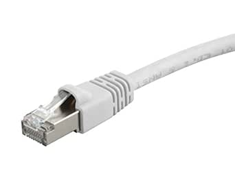 Monoprice 124417 Cat6A Ethernet Cable 100ft White STP