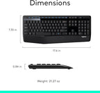 Logitech MK345 Wireless Keyboard and Mouse Combo