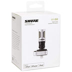 Shure MV88 iOS Digital Stereo Condenser Microphone, Lightning