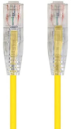 Monoprice 113536 SlimRun Cat6 Ethernet Patch Cable Yellow