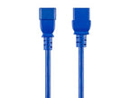 Monoprice 140046 6ft Blue IEC C14 to C19 Power Cord
