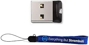 SanDisk SDCZ33-008G-B35 Cruzer Fit 8GB USB Drive Lanyard — main product image