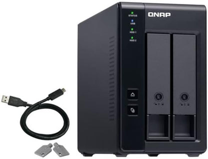 QNAP TR-002 2 Bay USB 3.2 Gen 2 NAS Expansion