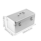 Yhplxyuus Hard Drive Storage Case for 10 3.5-Inch Drives