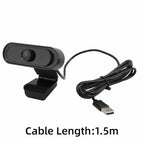 Anu Limen 1080P HD USB Webcam with Noise-Canceling Mic