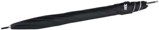 Westcott 2016 45" White Satin Black Cover Umbrella