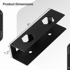 Texvora Under Desk Laptop Mount Metal Storage Holder