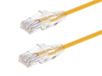 Monoprice 113536 SlimRun Cat6 Ethernet Patch Cable Yellow