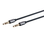 Monoprice 124436 3.5mm TRS Audio Cable - 1ft Black Onyx