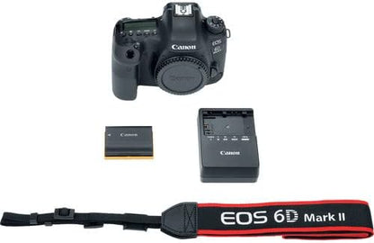 Canon 1897C002 EOS 6D Mark II DSLR Camera Bundle Renewed