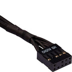 Corsair CC-8900244 Black Braided Front Panel Extension