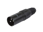 Monoprice 601600 3-Pin DMX Terminator - Black