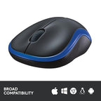 Logitech 910-002237 M185 Red Wireless Mouse