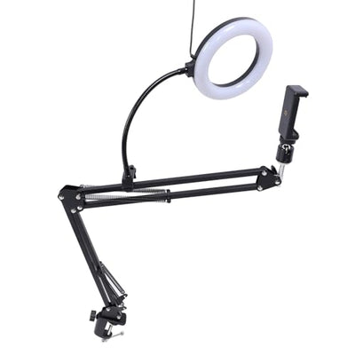 BSTiltion Articulating Phone Mount with Adjustable Fill Light