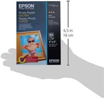 Epson C13S042547 4x6 Photo Paper Glossy 50 Sheets