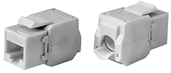 Monoprice 115656 Cat6 RJ-45 Toolless Keystone Jack White