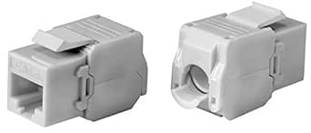 Monoprice 115656 Cat6 RJ-45 Toolless Keystone Jack, White — main product image