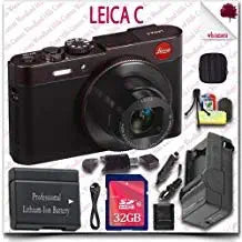 Leica 4332019315 C Digital Camera Red Bundle