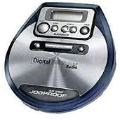 Magnavox MPC42017 Shockproof Portable CD Player with FM Tuner
