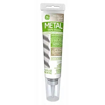 GE GE285 Aluminum & Metal Silicone Caulk Grey