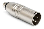 Hosa GXM133 RCA to XLR Male Adapter