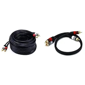 Monoprice Premium 2-Channel RCA Audio Cable 35ft