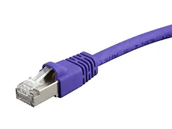 Monoprice 124359 Cat6A Ethernet Cable 7ft Purple STP