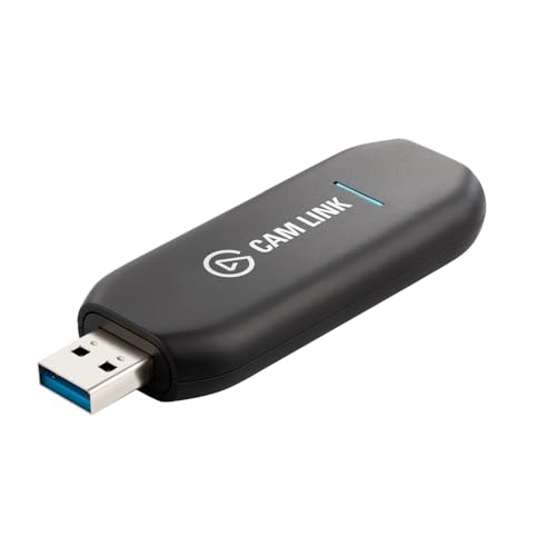 Elgato Cam Link 4K – External Capture Card for DSLR & Camcorder, ActionCam as Webcam, Meet/Stream/Record in 1080p60 or 4K30/4K60, Easy Connect for OBS/Zoom/Discord – HDMI to USB 3.0, PC/Mac/iPad — main product image