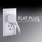 GE 36391 4-Outlet Surge Protector 2 USB Ports