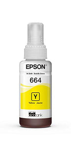 Epson T664420-S Yellow EcoTank Ink Bottle