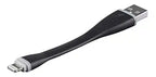 Monoprice 130773 Apple MFi Certified Lightning Cable 0.4ft Black