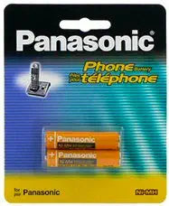 Panasonic Original Ni-MH Rechargeable Battery Cordless Phone — main product image