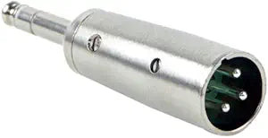 Switchcraft 387AX XLR Male to 1/4" TRS Adapter